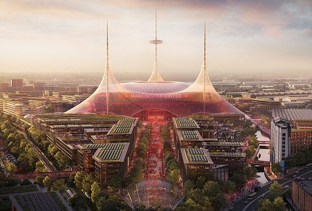 Man United's plan for a new 100,000 seater stadium may not include the controversial canopy
