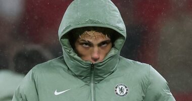Alejandro Garnacho was on the receiving end of a hostile reception on his return to Man United