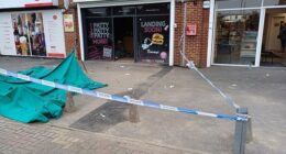 Sharing an image on social media, Councillor Michael Coulson said the incident took place at a food takeaway shop