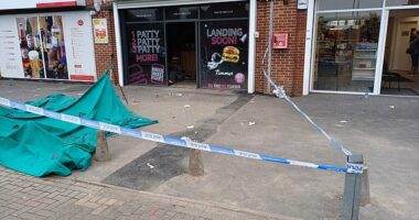 Sharing an image on social media, Councillor Michael Coulson said the incident took place at a food takeaway shop