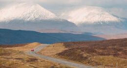 A three mile stretch on the A832 which will be closed for around 12 hours a day