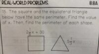 A parent, who appears to be from the US, posted this maths problem on the 'HomeworkHelp' subreddit on the Reddit discussion forum.