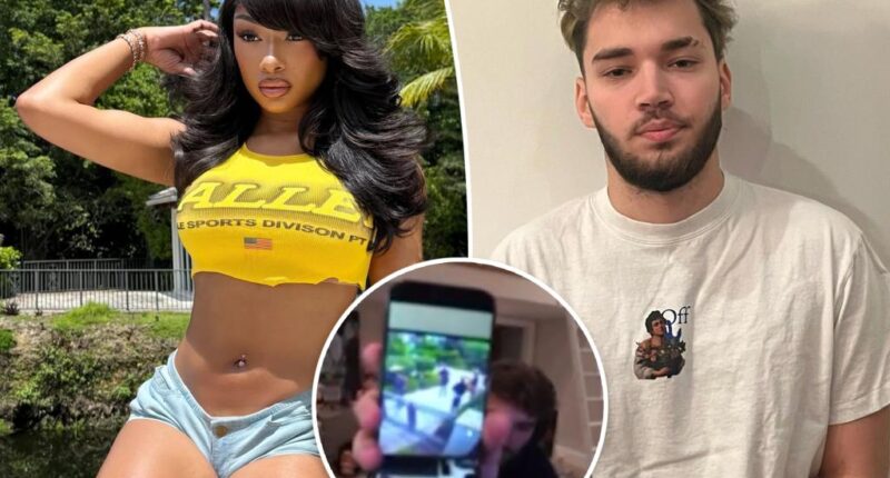 Megan Thee Stallion serves Adin Ross legal papers via mariachi band