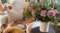 The Duchess of Sussex, 44, took to her Instagram account on Friday to show off what appeared to be her cosy living room in her Montecito home (pictured)