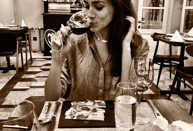 Meghan Markle made a subtle reference to her old lifestyle blog The Tig as she shared a behind-the-scenes glimpse at her Netflix show yesterday. Pictured on her blog previously