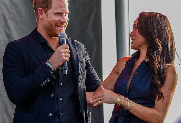 The Duchess of Sussex donned more than £237,000 worth of jewellery as she attended a charity event with her husband this weekend