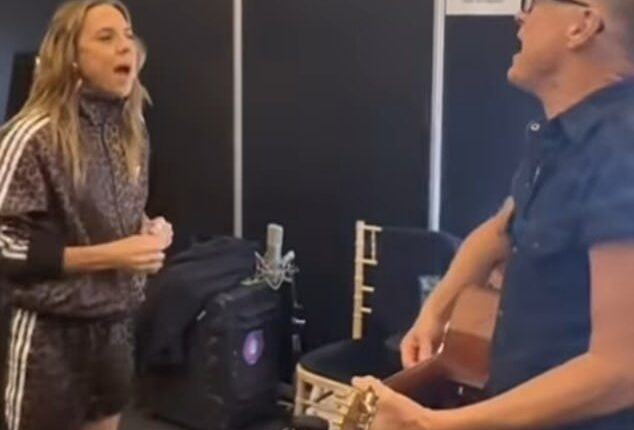 Mel C and Bryan Adams reunited to recreate their hit song When You're Gone 27 years after it was released