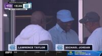 Michael Jordan and Lawrence Taylor were attendees for Bill Belichick's first game at UNC