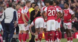 Jamie Carragher claimed Mikel Arteta wasted 45 minutes in Arsenal's draw with man City