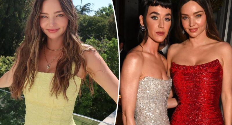 Miranda Kerr says Katy Perry 'won't go without' this moisturizer