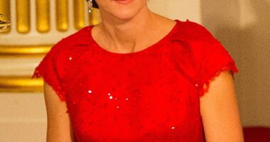 Kate's confident demeanour looked world's away from the mild-mannered display she put on as the Duchess of Cambridge at her first of these occasions, over a decade ago (pictured)