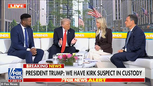Trump spoke about the heartbreaking moment he learned the Turning Point USA leader was assassinated.