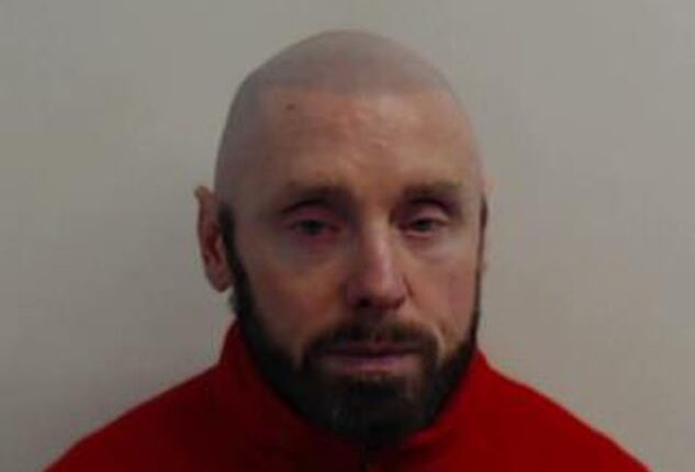 Double rapist James Clacher in his police mugshot after being extradited to Scotland following two years on the run