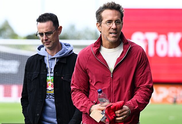 Ryan Reynolds swapped New York for North Wales as he flew in to watch Wrexham face QPR