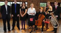 Adam O'Shea (second left) said the late Duchess of Kent's ‘quiet dedication’ to supporting young musicians from deprived backgrounds was the inspiration behind his own success