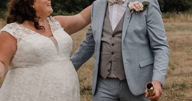 Both single parents – Jonathan a widower and Georgina separated – they had got ‘chatting’, not through a dating app, but via a group on a video game their children were playing