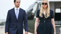 New mom Tiffany Trump , 31, looked effortlessly stunning and elegant as she joined her dad, Donald Trump to leave Washington for his official state visit to the UK on Tuesday morning