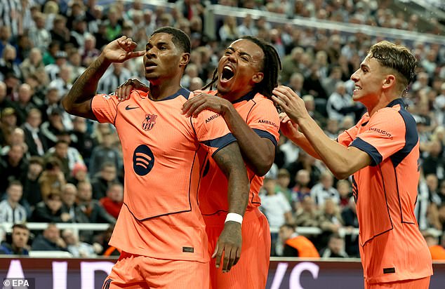 Marcus Rashford looked very much the player of old in his pomp for new side Barcelona