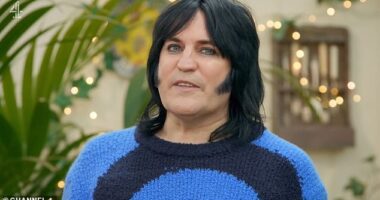 Noel Fielding made a triumphant return to screens on The Great British Bake Off on Tuesday night for the first time since he quit Apple TV's Dick Turpin series amid health concerns