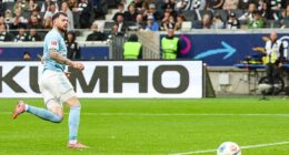 Oliver Burke became the first Scot to net a hat-trick in the Bundesliga at the weekend