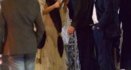 Olivia Wilde made her first public outing with Ellie Goulding's ex-husband Caspar Jopling at W Magazine's New York Fashion Week party this week