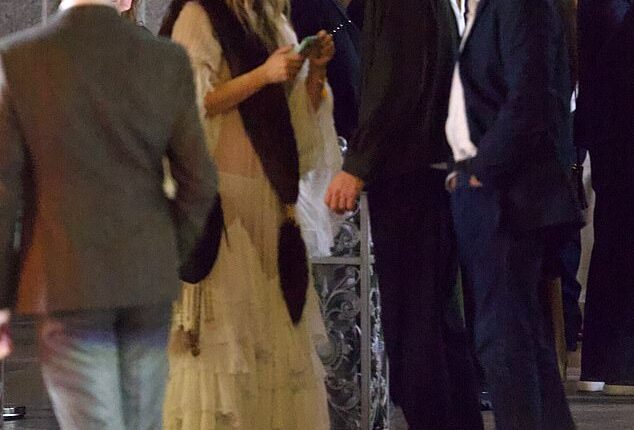 Olivia Wilde made her first public outing with Ellie Goulding's ex-husband Caspar Jopling at W Magazine's New York Fashion Week party this week