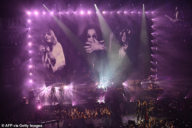 Ozzy Osbourne was honoured by fellow rockers Steven Tyler , Joe Perry and Yungblud among others during the MTV Video Music Awards on Sunday night