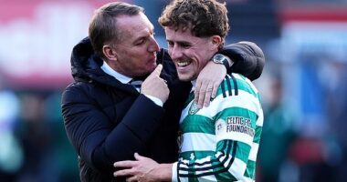 Brendan Rodgers hails goalscorer Luke McCowan at full-time after an encouraging day at Firhill