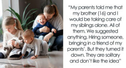 Parents Leave 19YO And 16YO Responsible For 8 Siblings While They Are Abroad, 19YO Says No Way