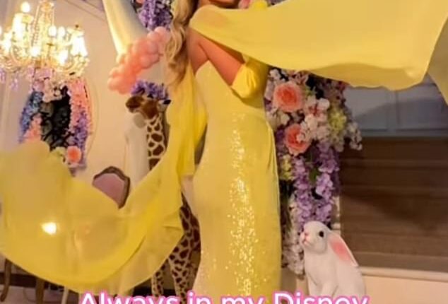 Paris Hilton gave fans a sneak-peek into her brilliantly bonkers home, revealing she owns an entire room for just her designer sunglasses in a new candid interview (Pictured in her mansion)