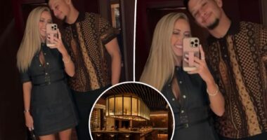 Patrick, Brittany Mahomes enjoy date night at his and Travis Kelce's new restaurant