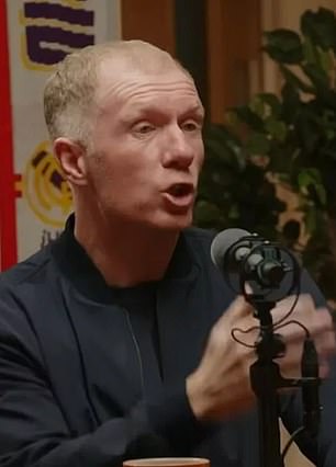Paul Scholes (pictured) has hit out at Marcus Rashford for the way he left Manchester United