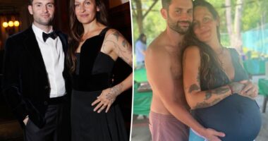 Penn Badgley welcomes identical twin boys with wife Domino Kirke