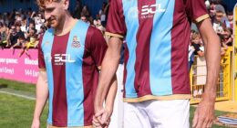 Peter Crouch hilariously appeared as a mascot for non-league Farnham Town on Saturday