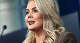 In August, President Donald Trump had some choice words about his Press Secretary Karoline Leavitt (pictured in 2025) as he informed the world about just how much he appreciated her lips