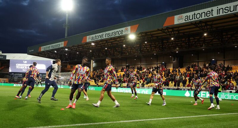 Port Vale vs Arsenal - Carabao Cup LIVE: Latest score and updates as Gunners star scores his first goal for the club - plus updates from all the other ties and Real Betis vs Nottingham Forest