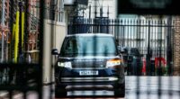 Prince Harry arrives at Clarence House for meeting with King Charles