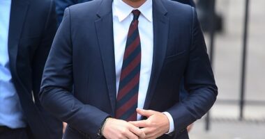 Prince Harry is feeling 'so excited' about his upcoming trip to the UK for the WellChild Awards on Monday. Pictured in April for his High Court appeal