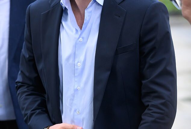 The Duke of Sussex showed signs of 'inner anxiety' before meeting his father at Clarence House on Thursday, a body language expert has claimed