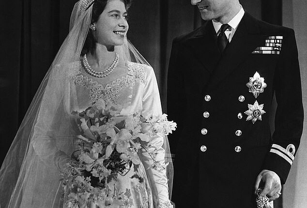 The cheeky nickname Prince Philip called his wife, Queen Elizabeth ll, has been revealed, and royal fans can't get enough. (Pictured: Queen Elizabeth II with her husband Phillip, Duke of Edinburgh, on their wedding day on 20th November 1947)