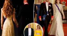 Prince William, Kate Middleton share rare PDA moment after state banquet