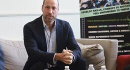 Prince William visits Spiral Skills, a youth organisation in Lambeth, in London