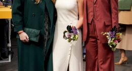 Princess Ariane of the Netherland is taking a gap year following her graduation from the United World College Adriatic in Italy (seen from L to R with Princess Catherina-Amalia and Princess Alexia in April last year)