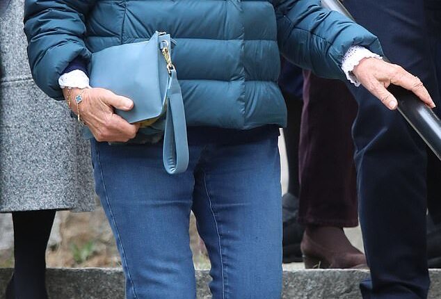 Queen Camilla was photographed wearing jeans and a blue puffer jacket as she attended the Braemar Literary Festival which runs from September 26-28