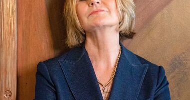 She's now a prominent businesswoman, broadcaster, author, and activist, but Mary Portas's road to success was far from an easy ride (pictured in 2023)