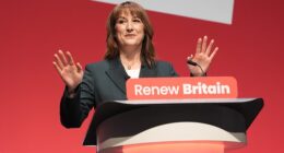 Rachel Reeves' Labour conference speech is interrupted by Gaza protest as she touts 'patriotism' - but fuels fears over VAT raid in Budget