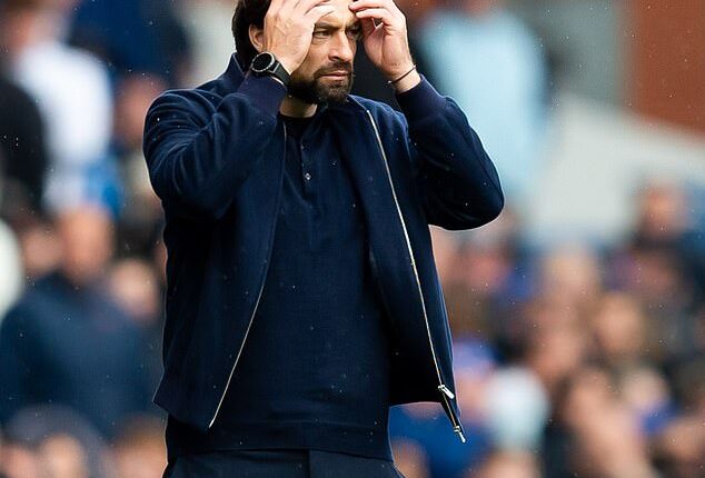 Russell Martin is left dejected after watching Rangers fail to win another home match