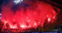 Rangers have been punished after their supporters lit fireworks in the play-off away to Brugge