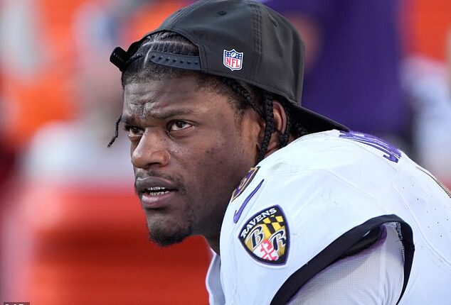Lamar Jackson hobbled out of the Ravens' defeat to the Chiefs with a hamstring problem