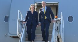 Read the scathing letter sent to Anthony Albanese by Trump allies over his 'reckless' plan to recognise a Palestinian state - as the PM touches down in the US